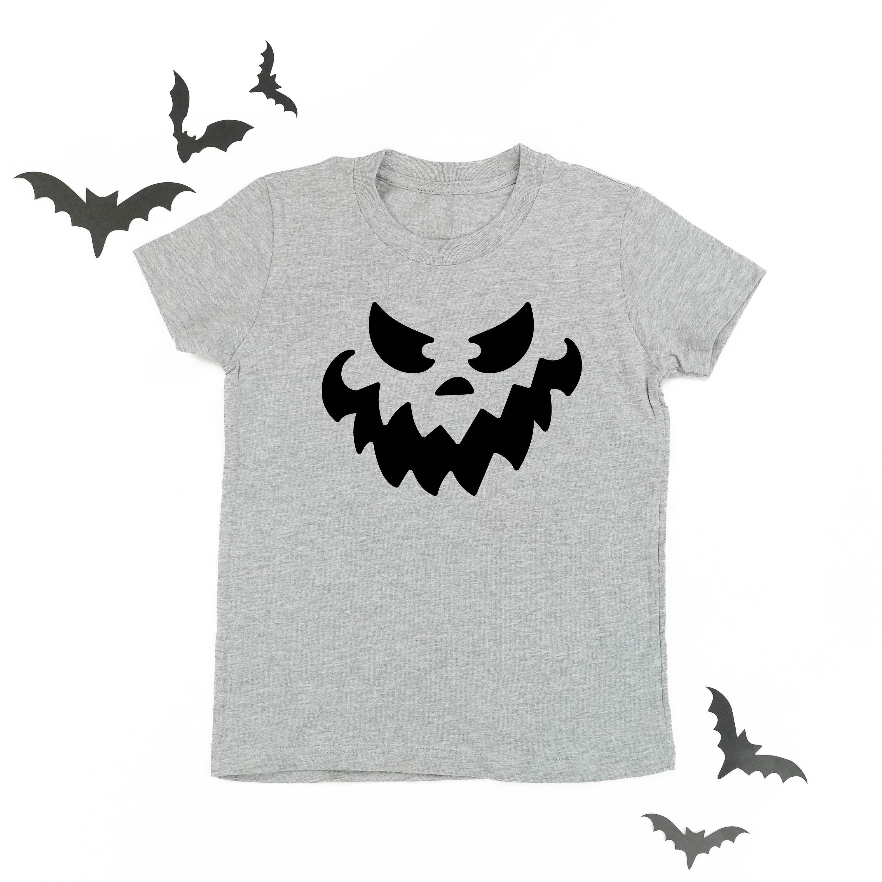 Scary Jack-o'-lantern Face - Child Tee Little Mama Shirt Shop