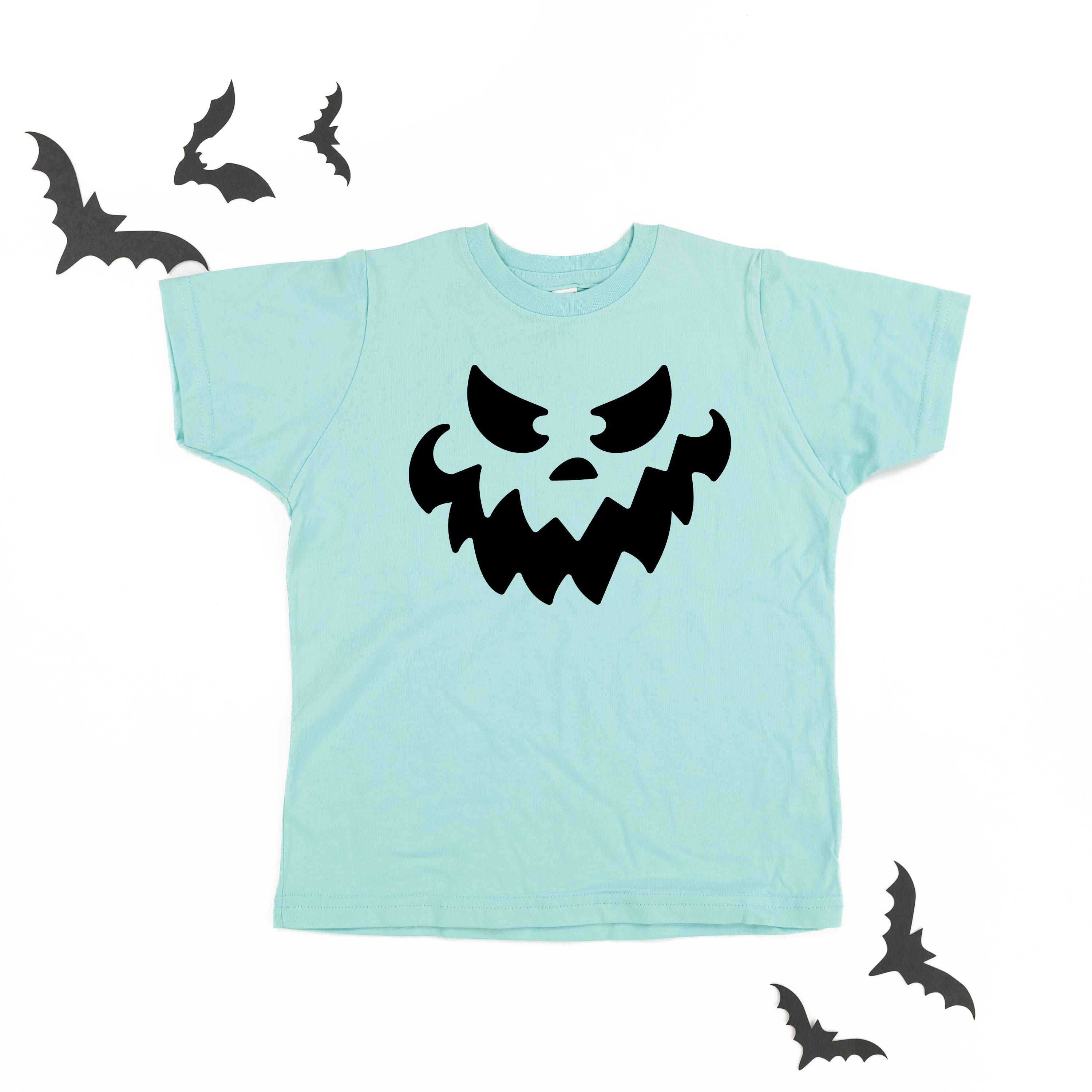 Scary Jack-o'-lantern Face - Child Tee Little Mama Shirt Shop