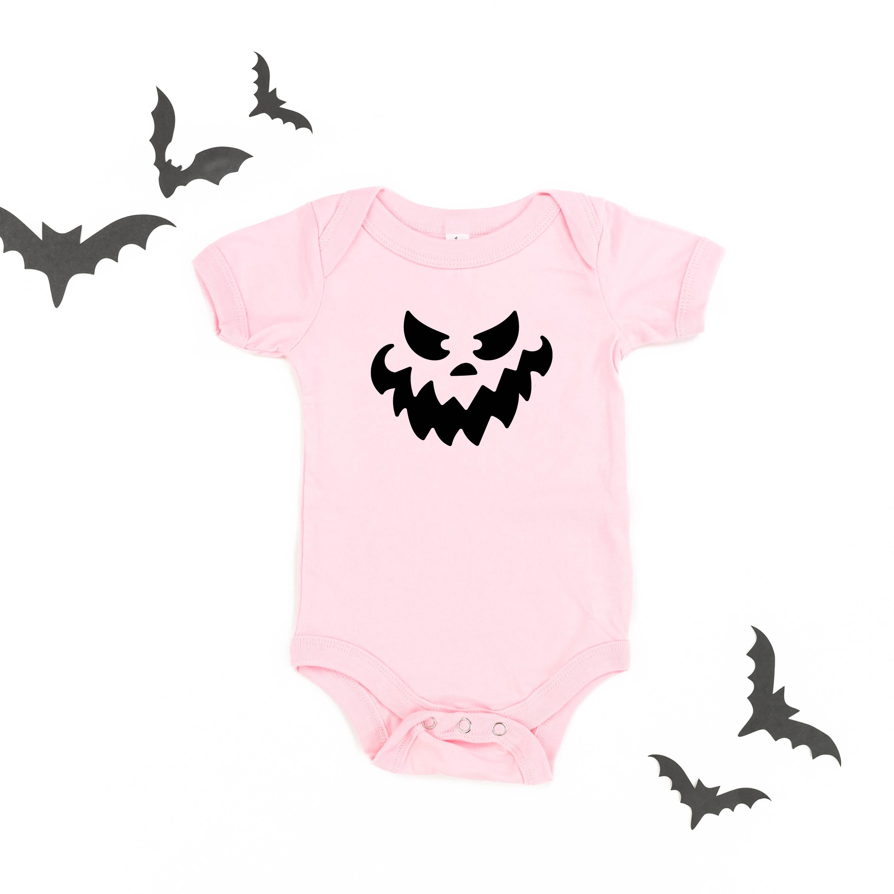 Scary Jack-o'-lantern Face - Child Tee Little Mama Shirt Shop