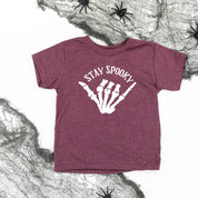 Stay Spooky Skelly Hand - Child Tee Little Mama Shirt Shop