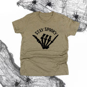 Stay Spooky Skelly Hand - Child Tee Little Mama Shirt Shop