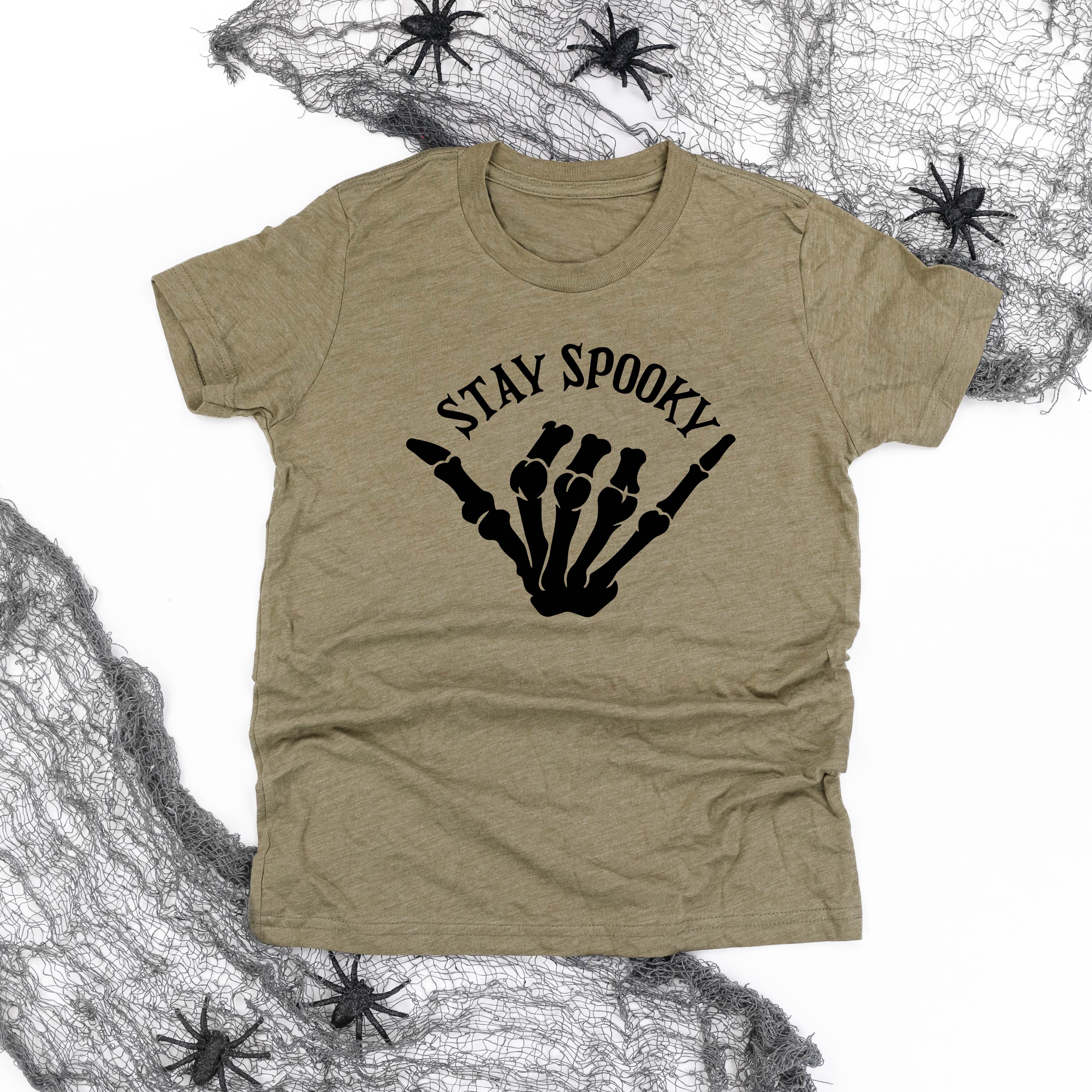 Stay Spooky Skelly Hand - Child Tee Little Mama Shirt Shop