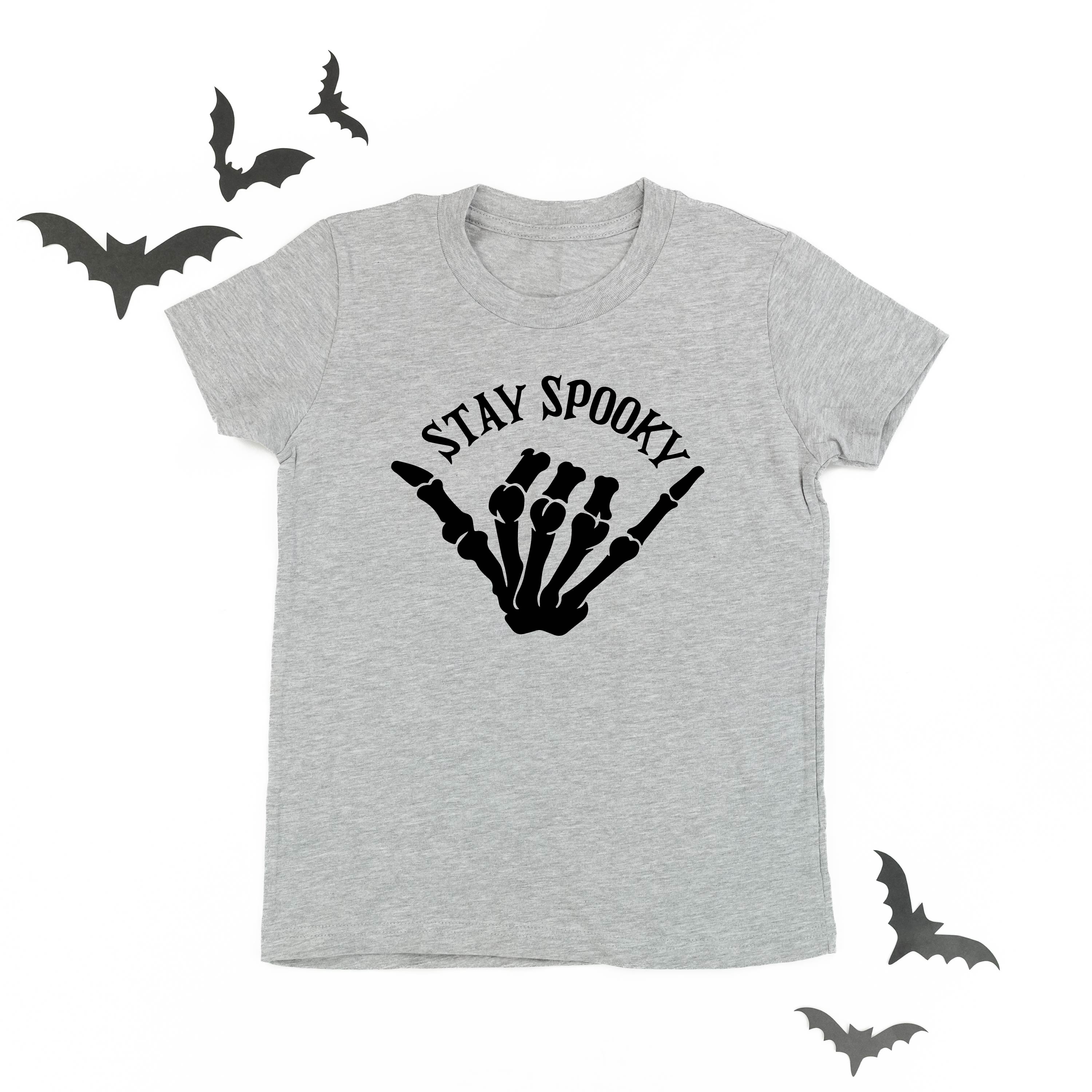 Stay Spooky Skelly Hand - Child Tee Little Mama Shirt Shop