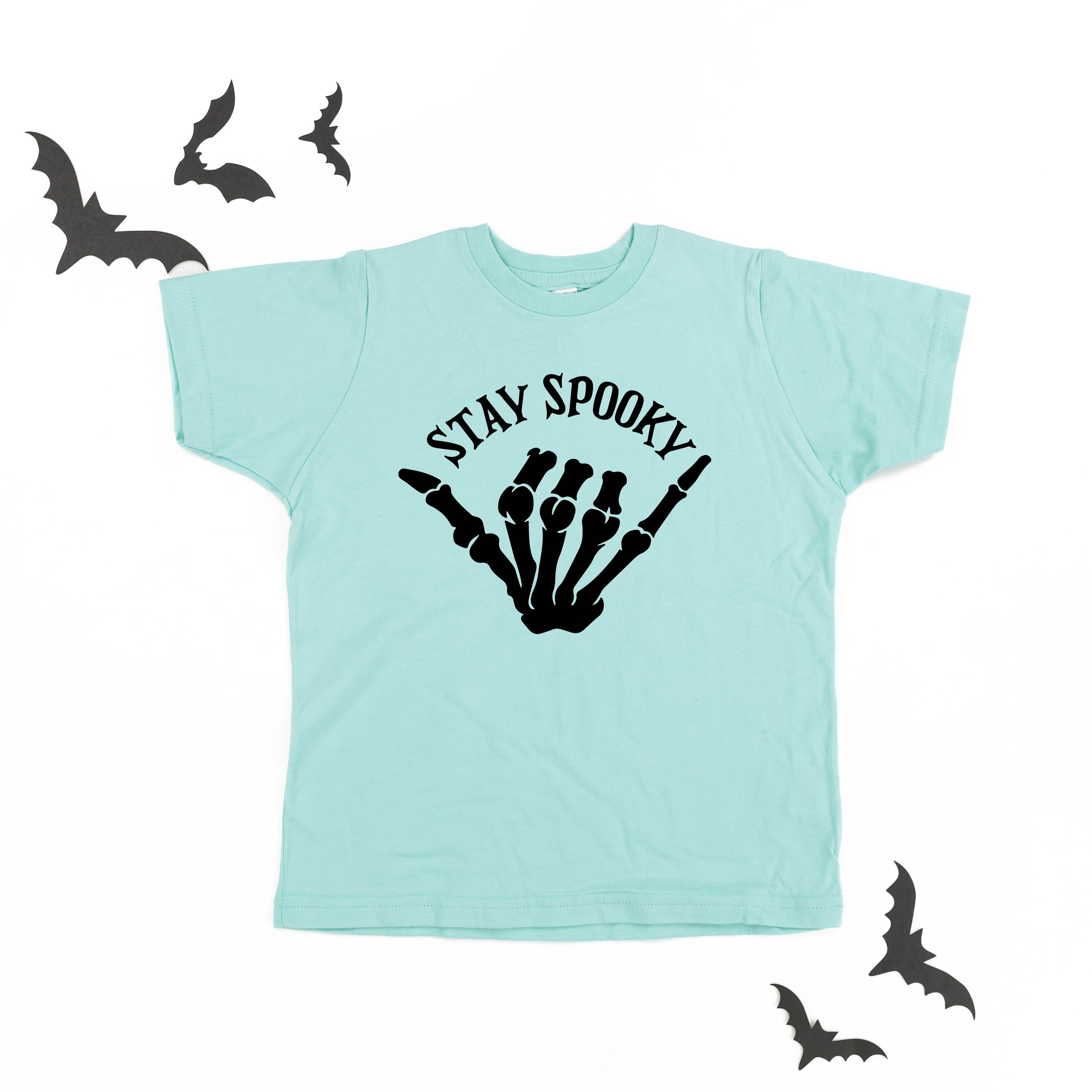 Stay Spooky Skelly Hand - Child Tee Little Mama Shirt Shop