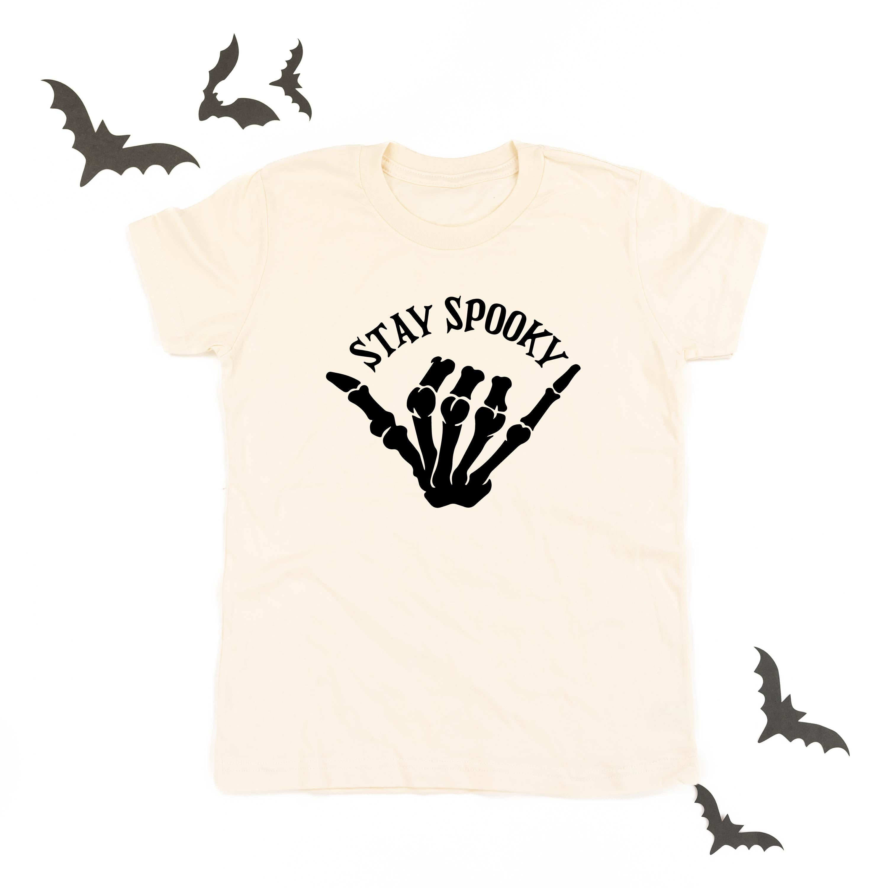 Stay Spooky Skelly Hand - Child Tee Little Mama Shirt Shop