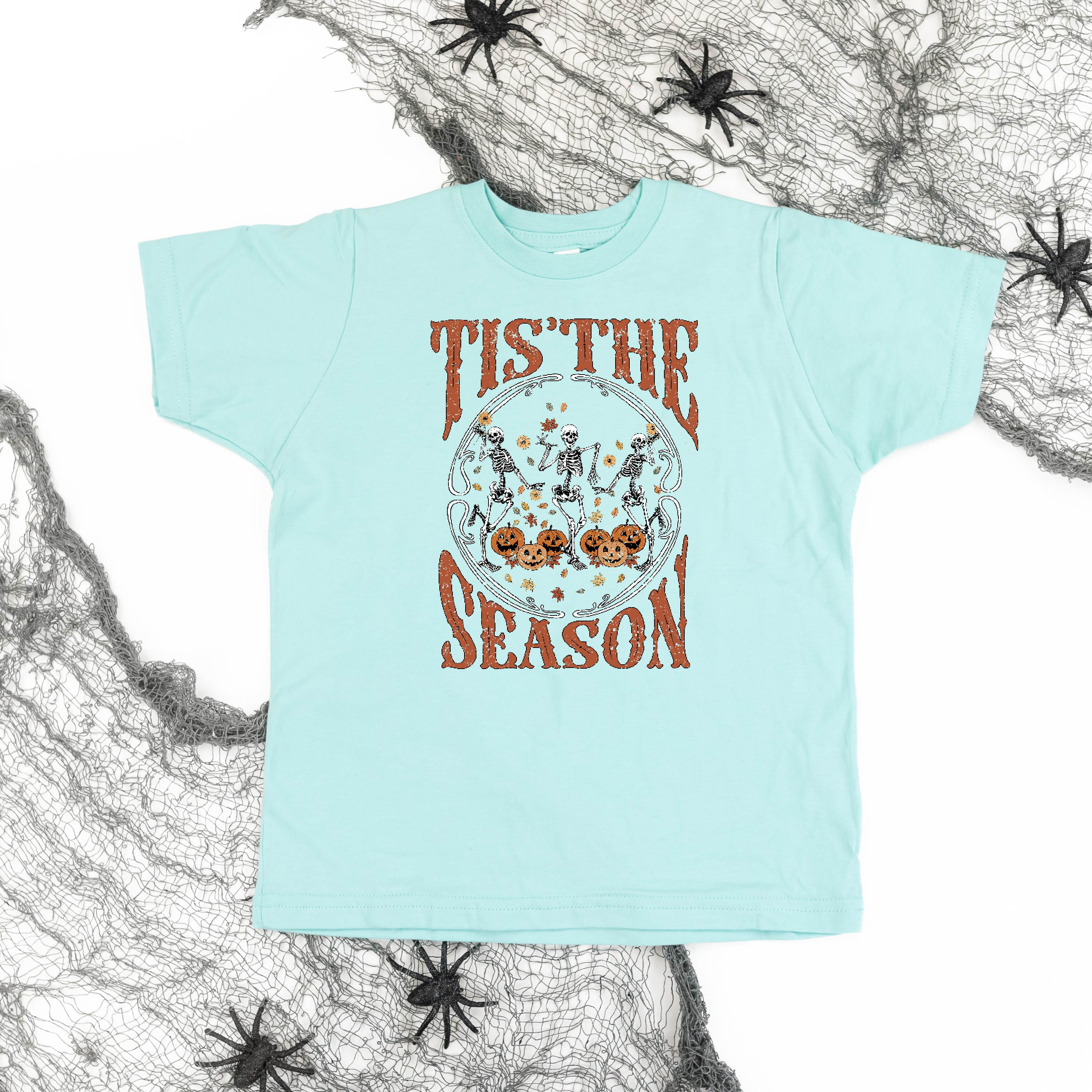 Tis' the Season (Festive Skeletons) - Child Tee Little Mama Shirt Shop