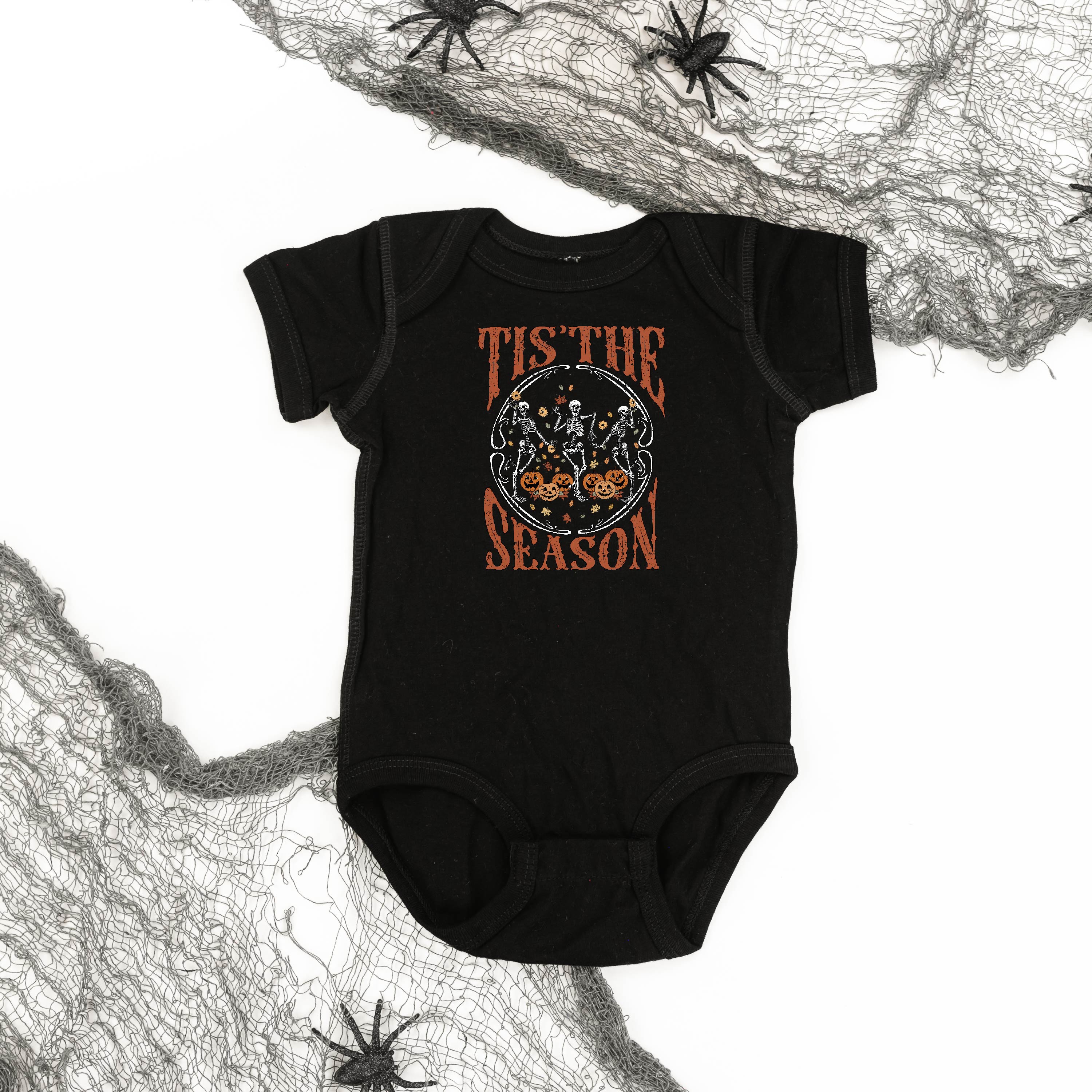 Tis' the Season (Festive Skeletons) - Child Tee Little Mama Shirt Shop