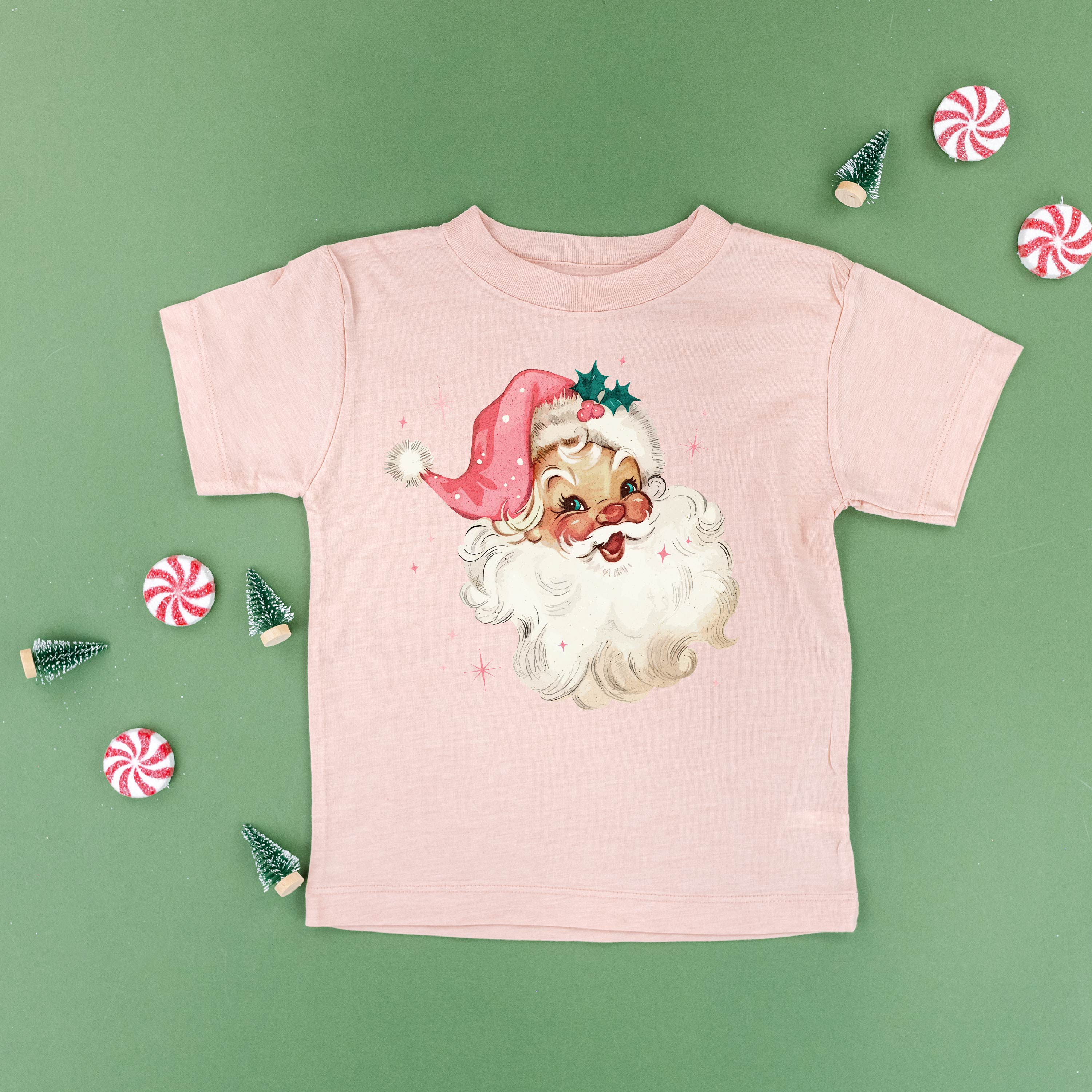 Watercolor Santa - Child Tee Little Mama Shirt Shop