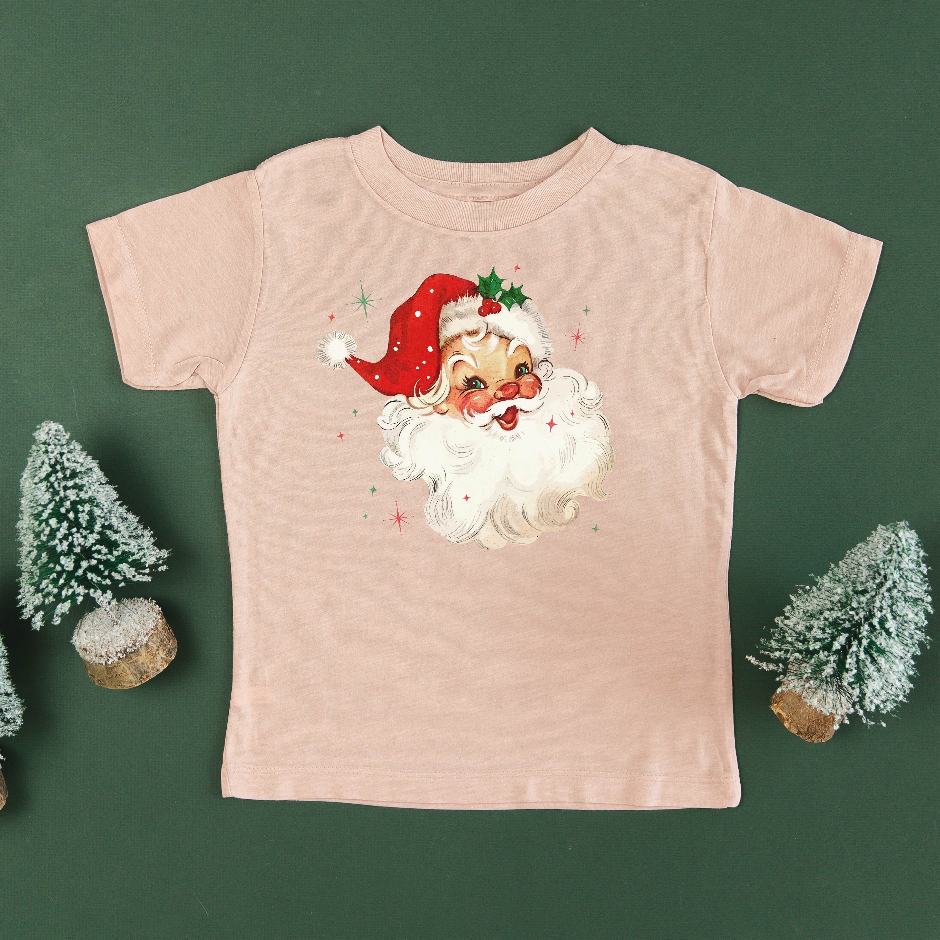 Watercolor Santa - Child Tee Little Mama Shirt Shop