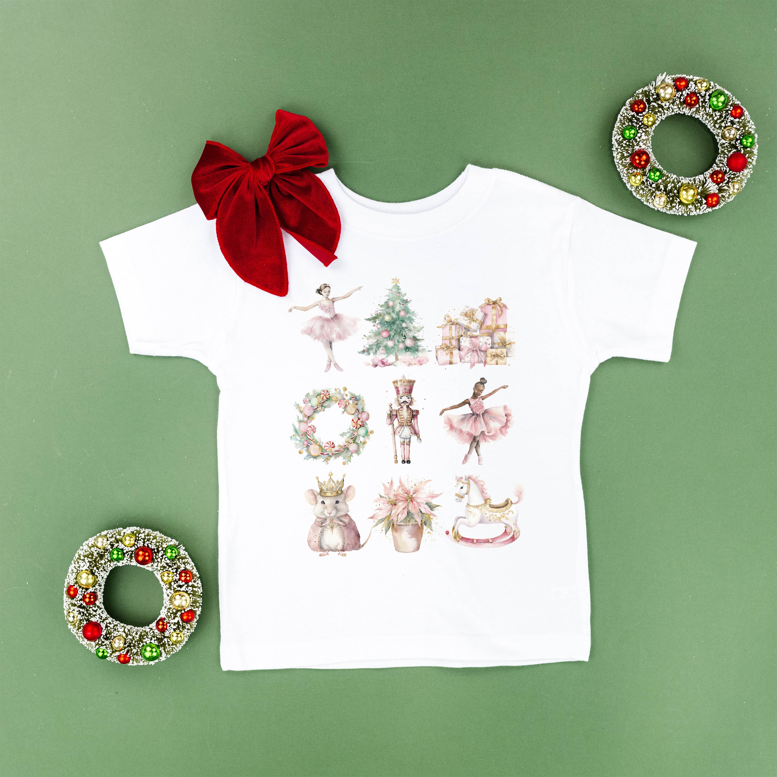 short_sleeve_kids_tees_watercolor_nutcracker_little_mama_shirt_shop