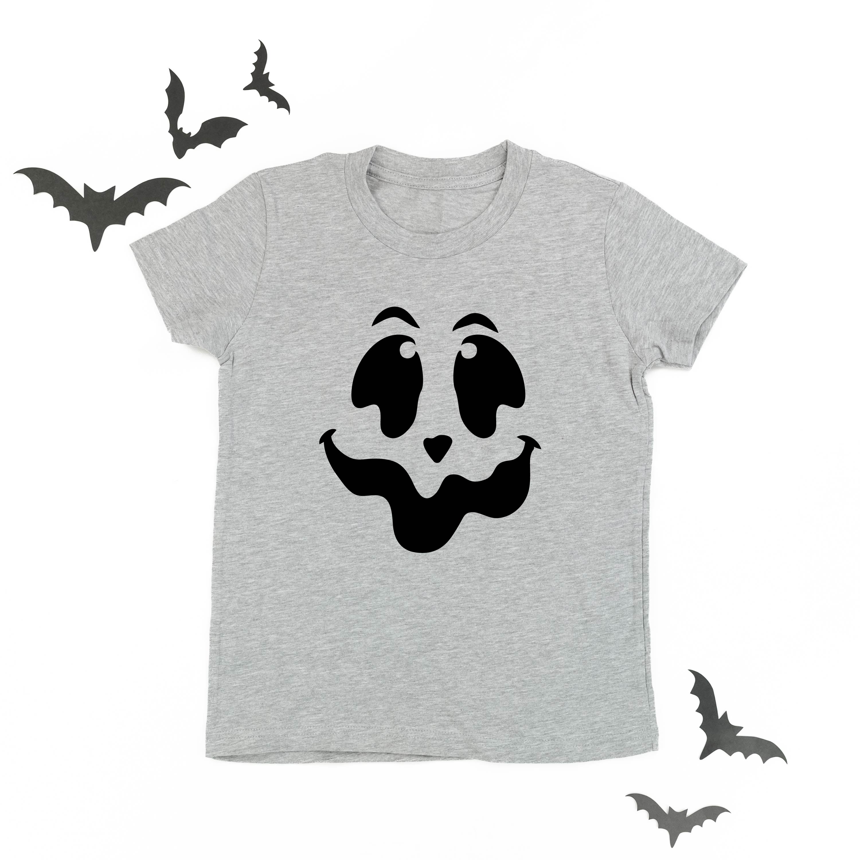 Spooky Jack-o'-lantern Face - Child Tee Little Mama Shirt Shop