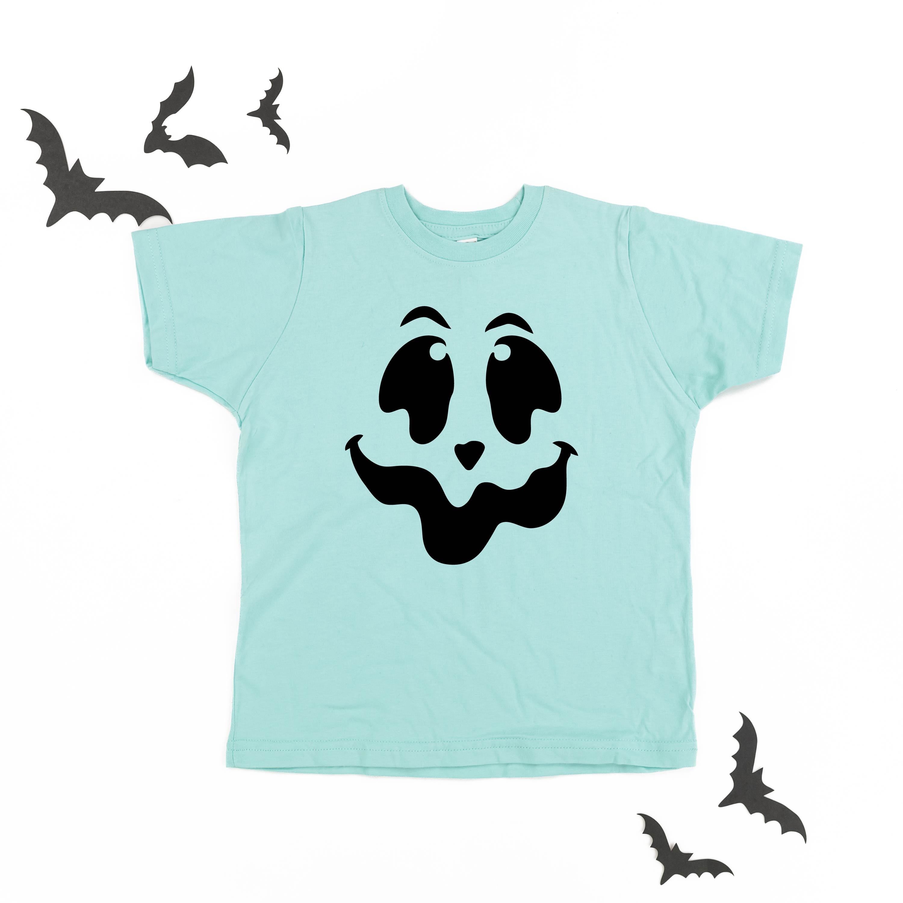 Spooky Jack-o'-lantern Face - Child Tee Little Mama Shirt Shop