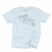 A Little Bit Eggstra - Comfort Colors Tee Little Mama Shirt Shop