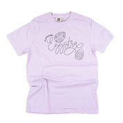 A Little Bit Eggstra - Comfort Colors Tee Little Mama Shirt Shop