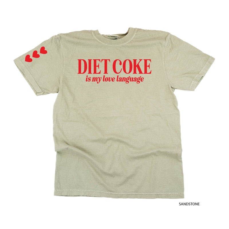 Diet Coke Is My Love Language (sd) - Comfort Colors Tee