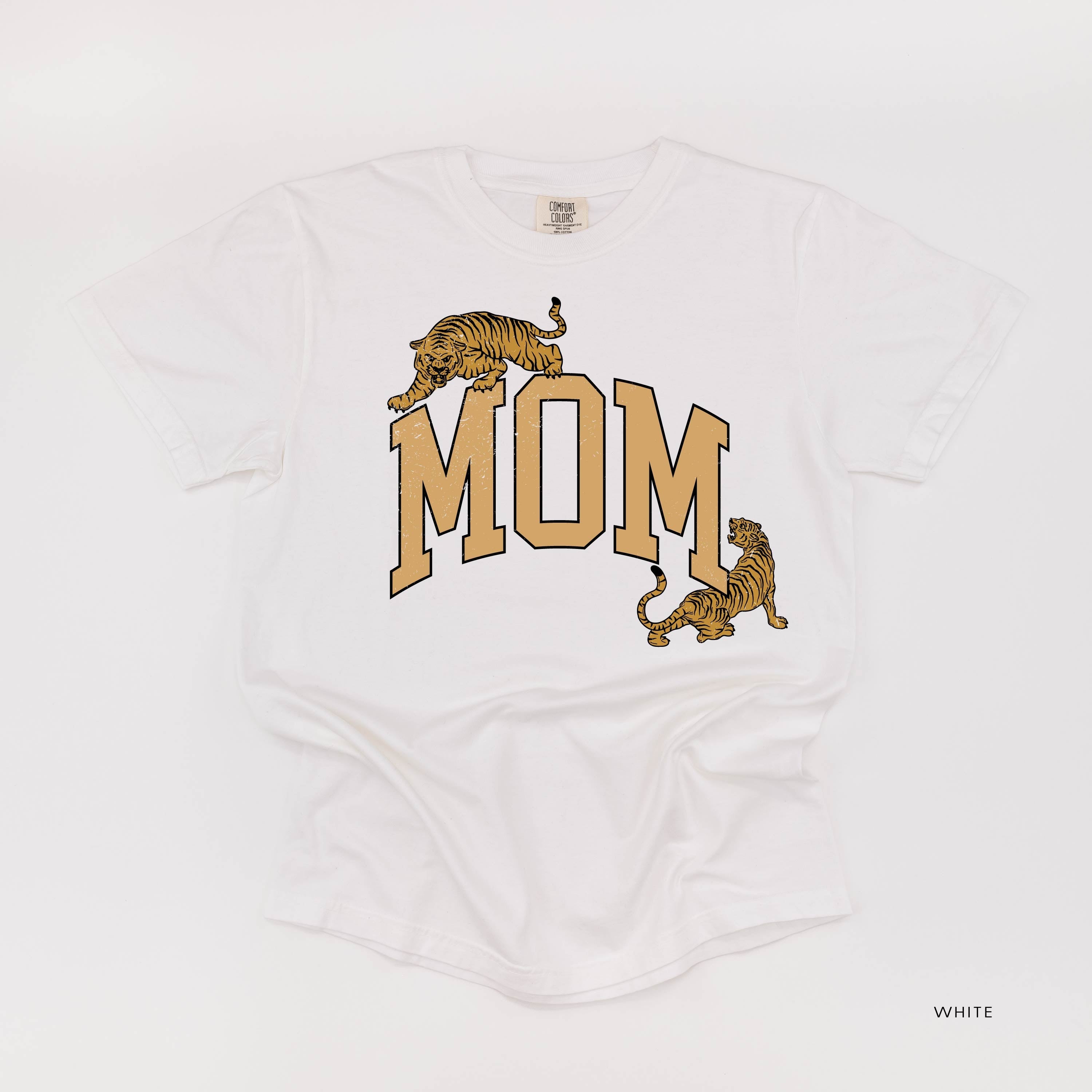 Fierce Tigers - Mom - Comfort Colors Tee Little Mama Shirt Shop
