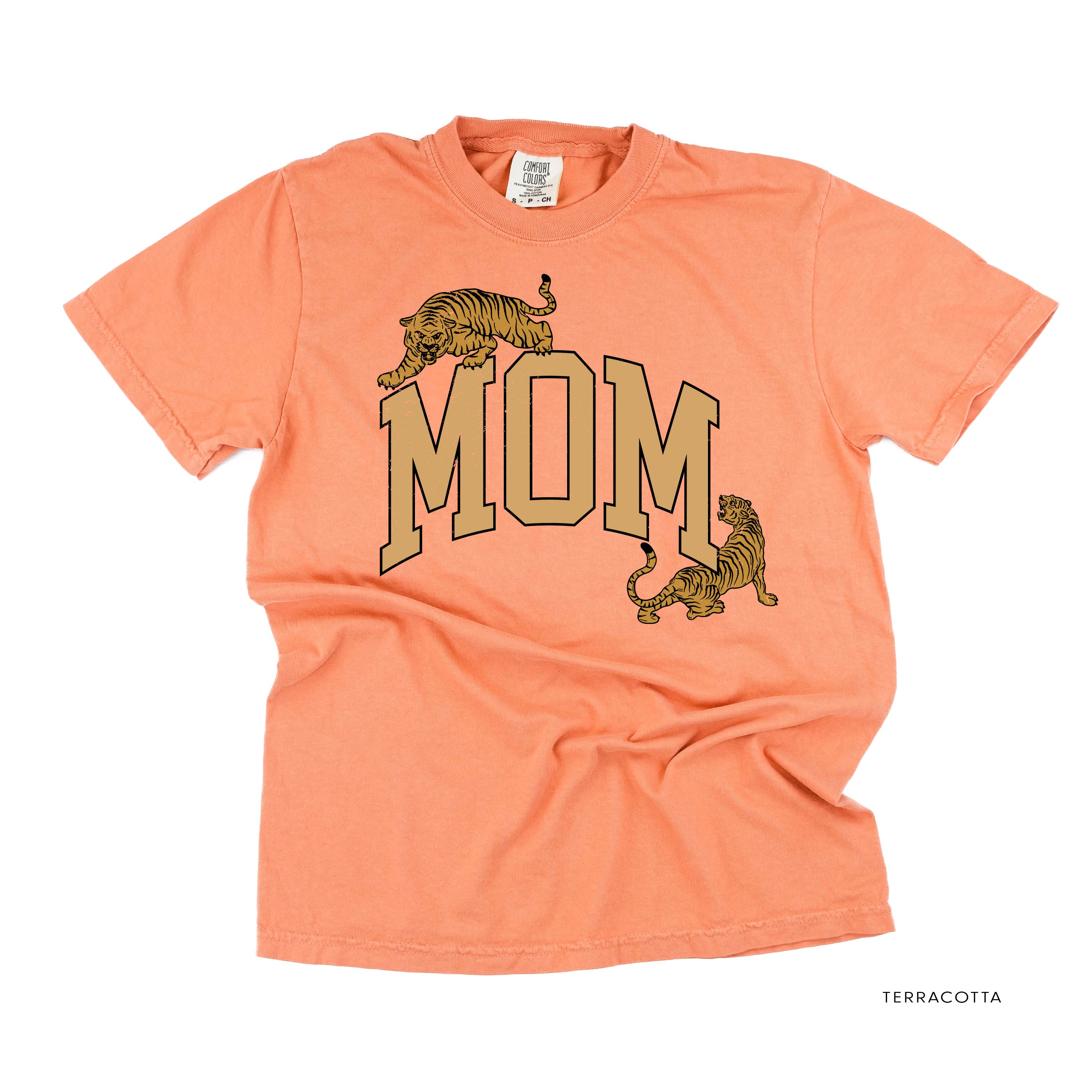 Fierce Tigers - Mom - Comfort Colors Tee Little Mama Shirt Shop
