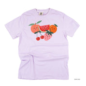 Group of Smiley Fruit - Comfort Colors Tee Little Mama Shirt Shop