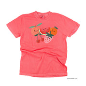 Group of Smiley Fruit - Comfort Colors Tee Little Mama Shirt Shop