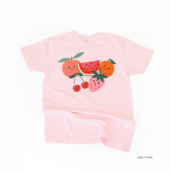 Group of Smiley Fruit - Comfort Colors Tee