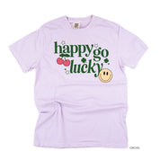 Happy Go Lucky - Comfort Colors Tee Little Mama Shirt Shop