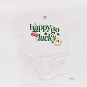 Happy Go Lucky - Comfort Colors Tee Little Mama Shirt Shop