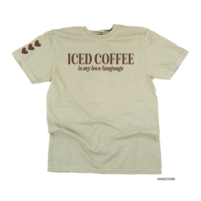 Iced Coffee Is My Love Language (sd) - Comfort Colors Tee