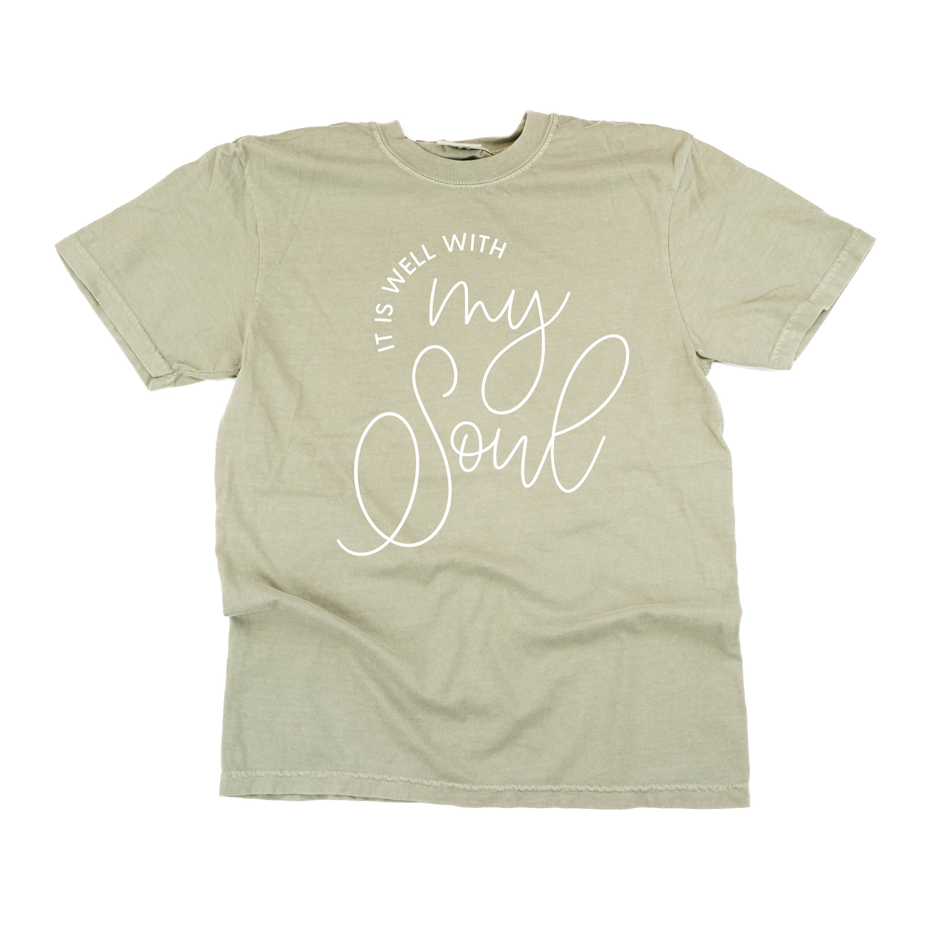 It Is Well With My Soul - Comfort Colors Tee Little Mama Shirt Shop