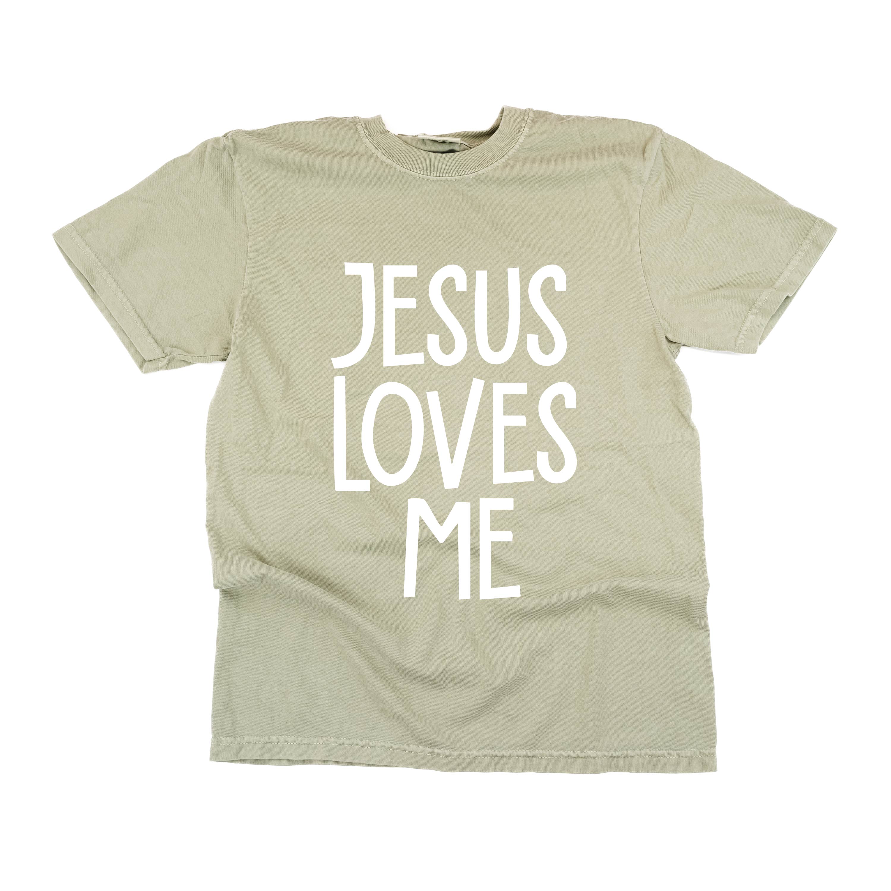 Jesus Loves Me (2025) - Comfort Colors Tee Little Mama Shirt Shop