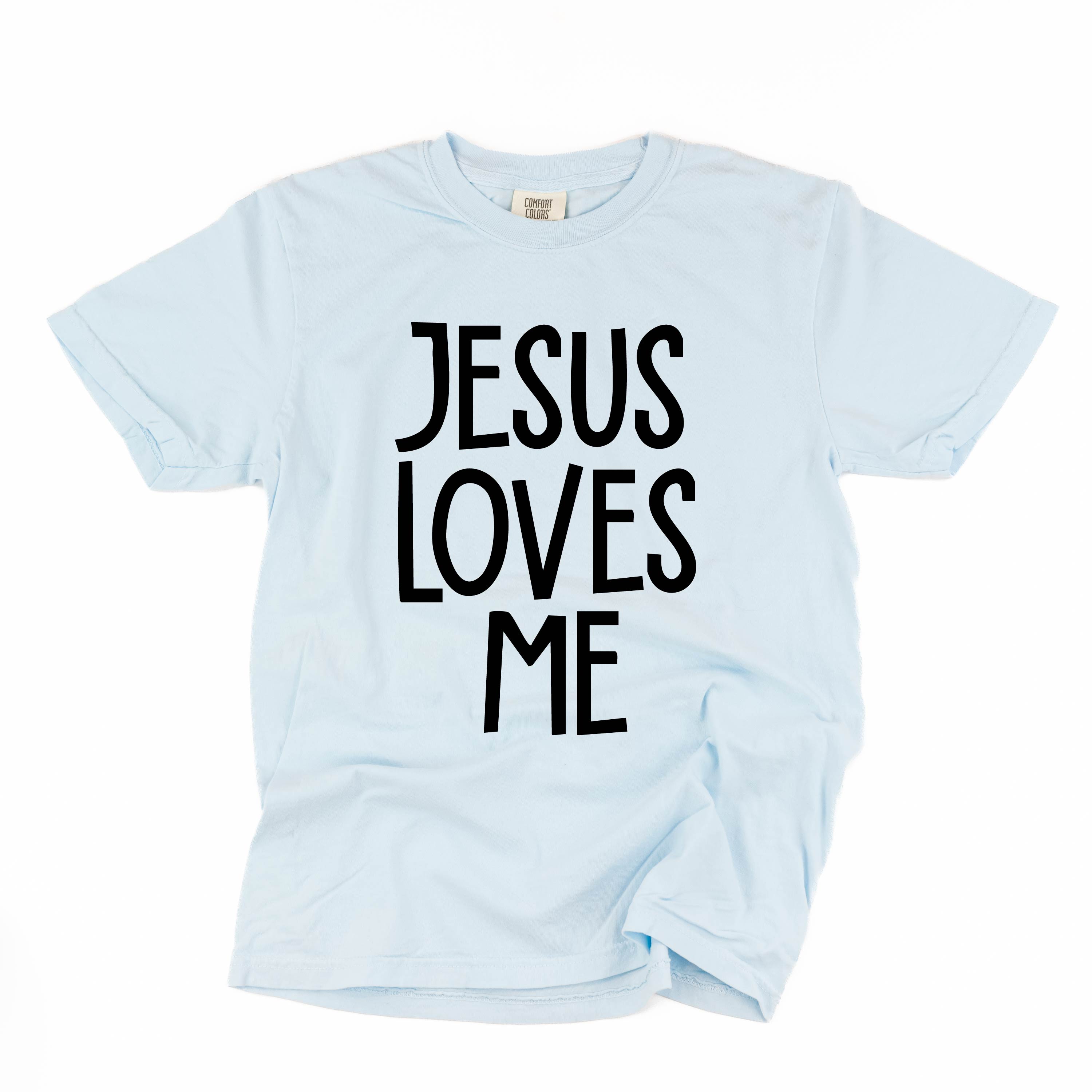 Jesus Loves Me (2025) - Comfort Colors Tee Little Mama Shirt Shop