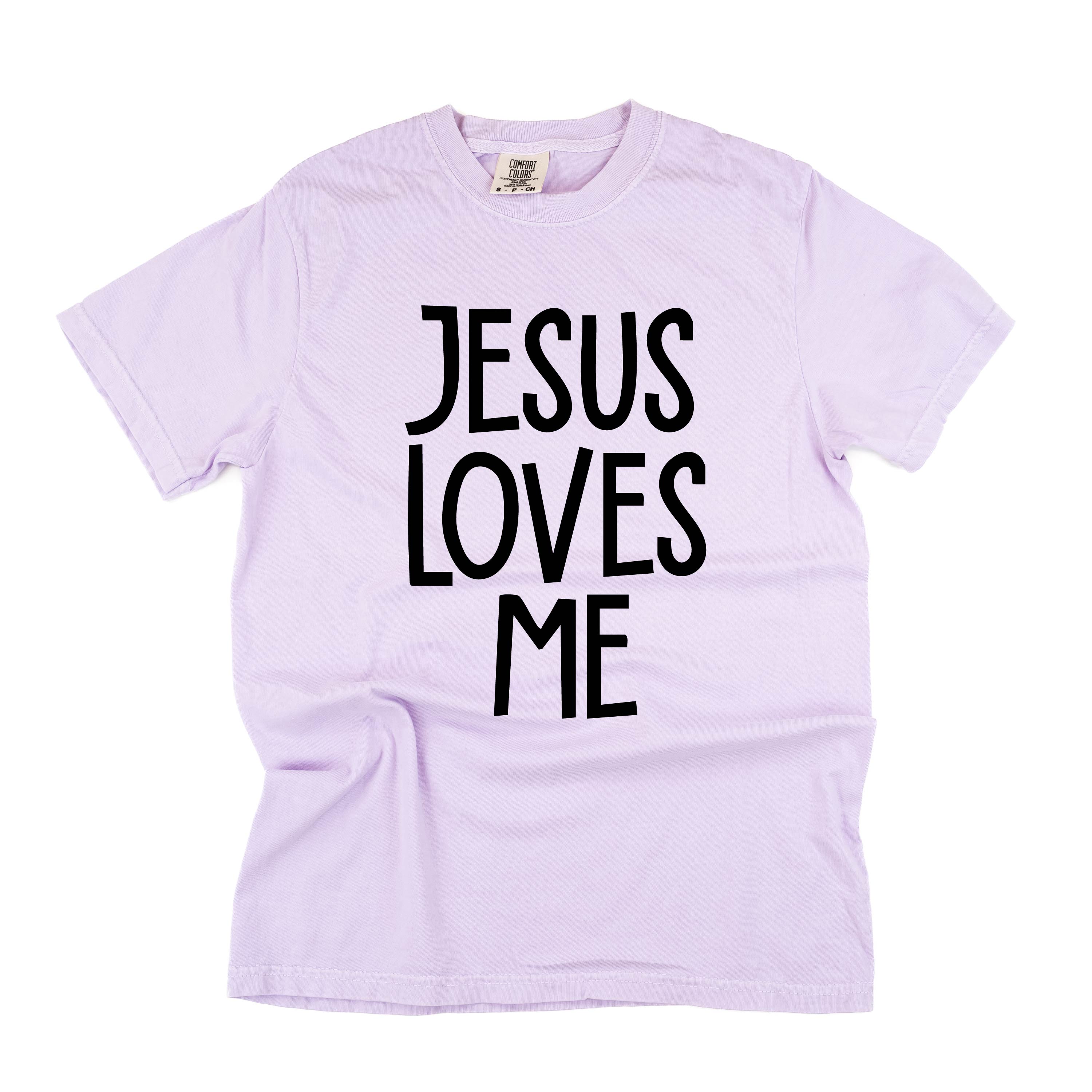 Jesus Loves Me (2025) - Comfort Colors Tee Little Mama Shirt Shop
