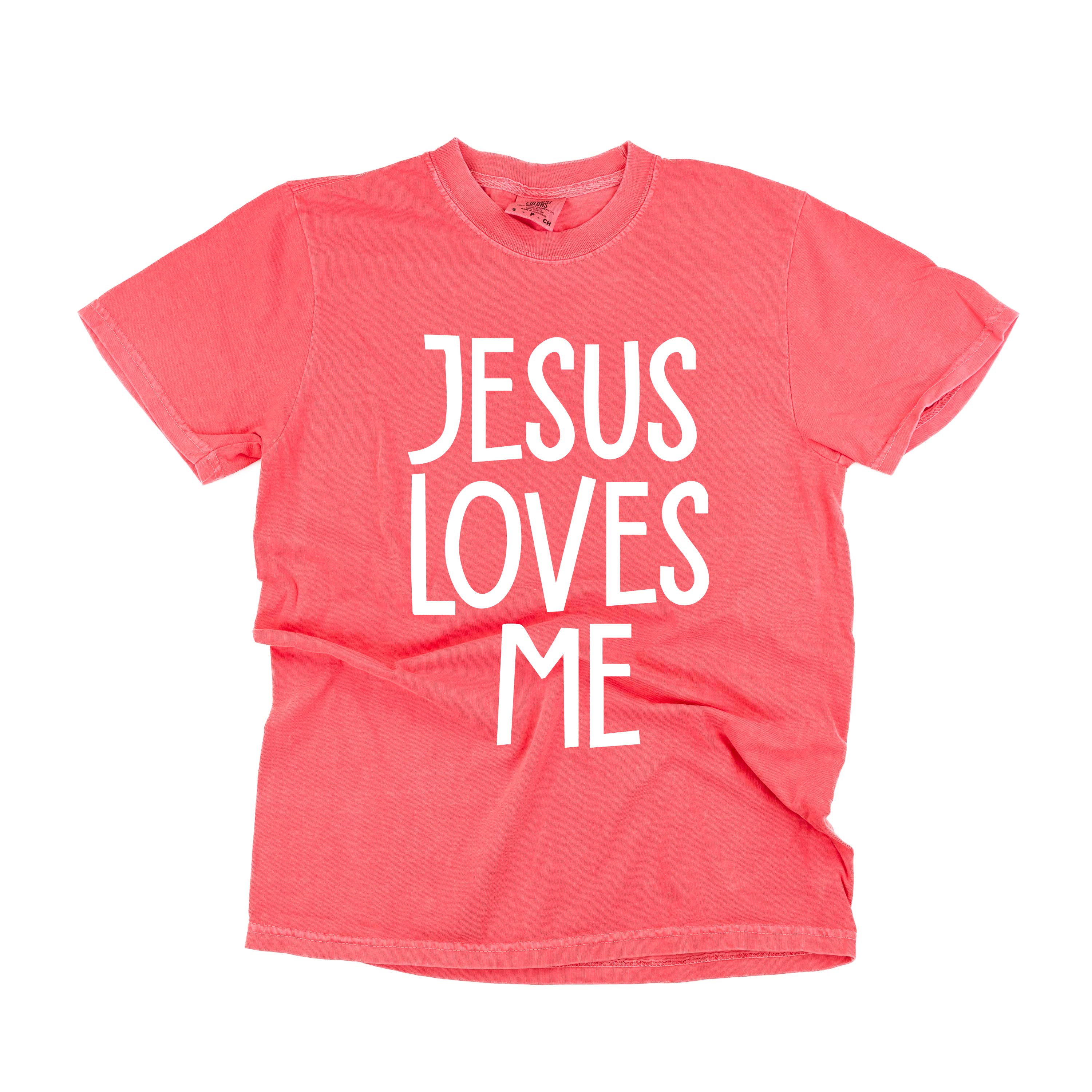 Jesus Loves Me (2025) - Comfort Colors Tee Little Mama Shirt Shop