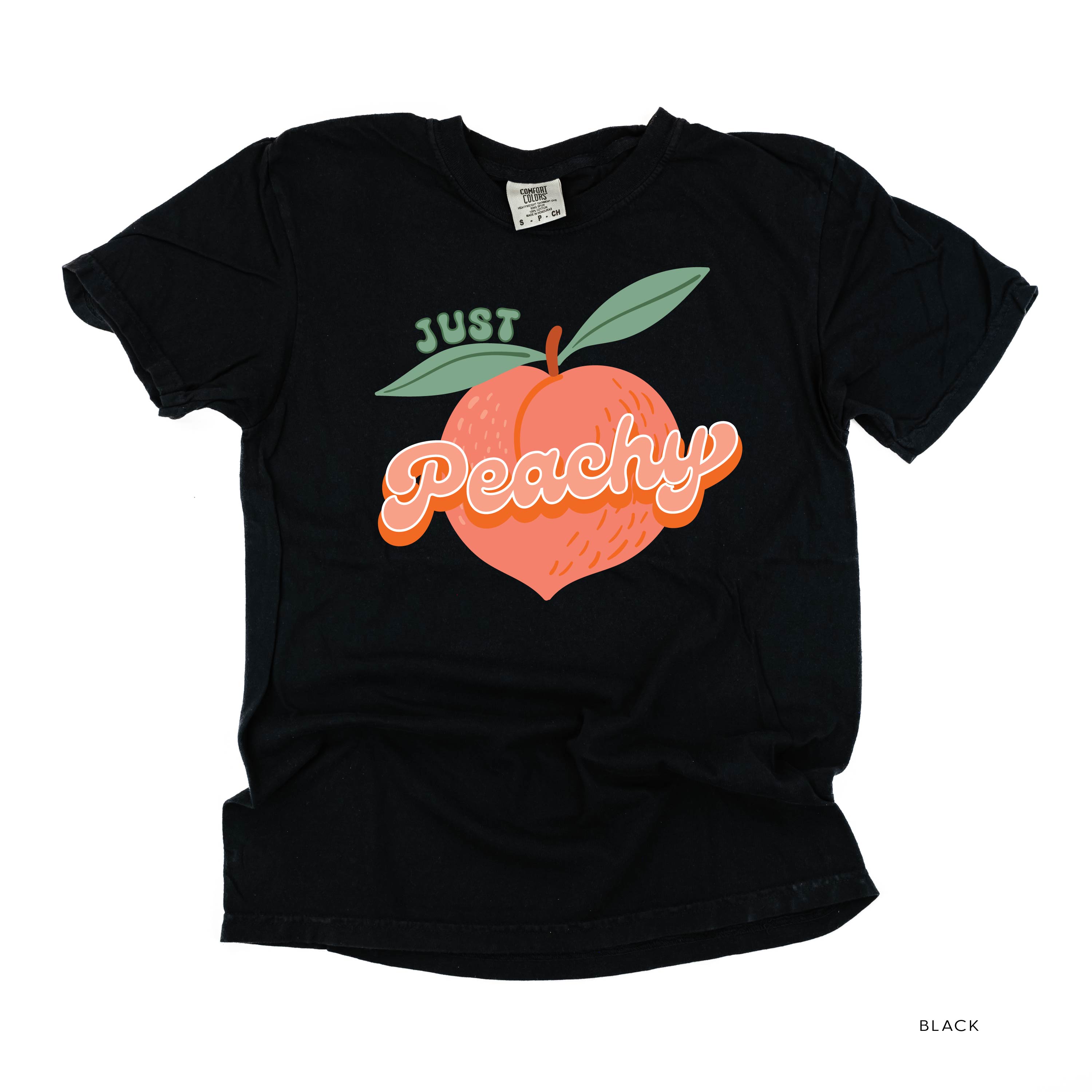 Just Peachy - Comfort Colors Tee Little Mama Shirt Shop