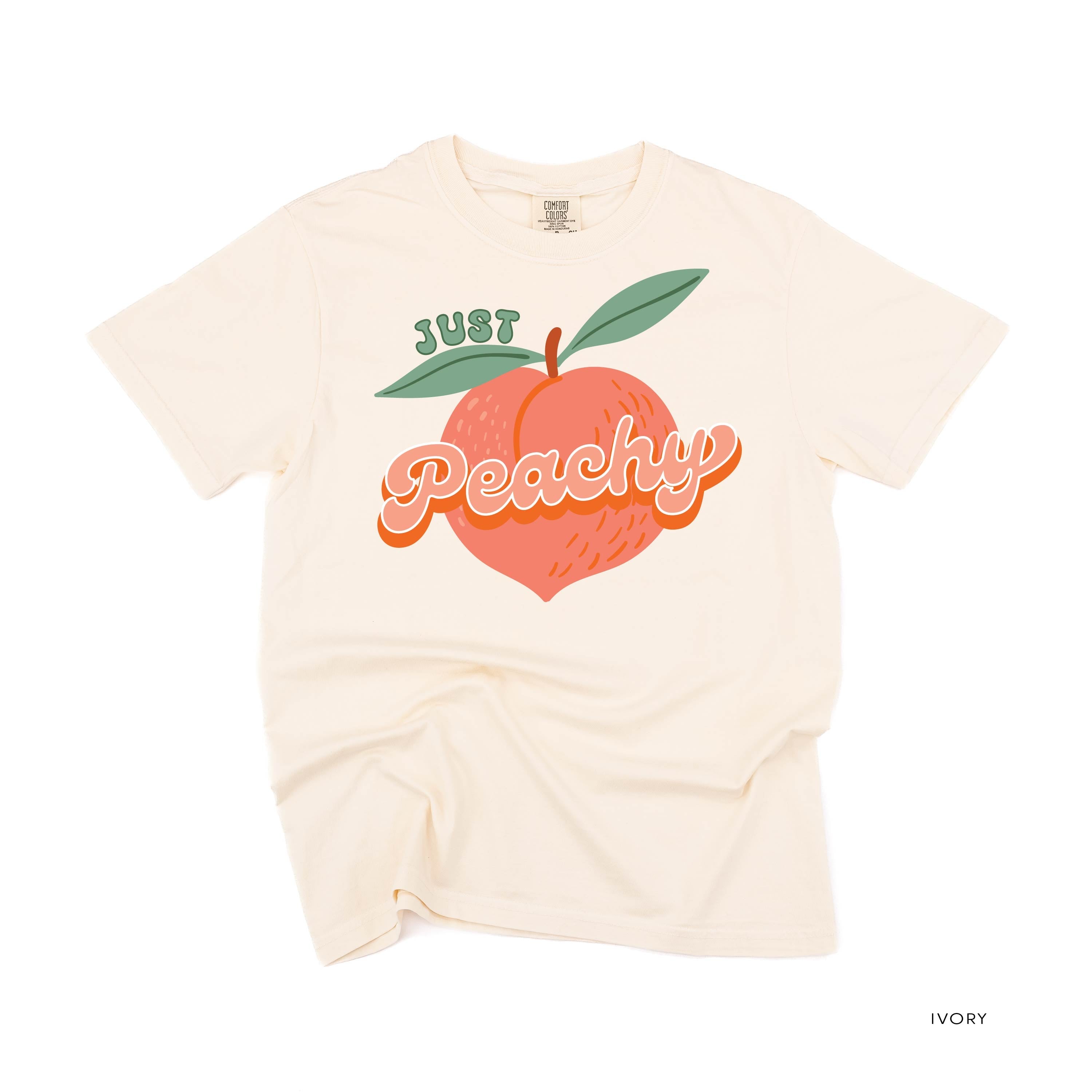 Just Peachy - Comfort Colors Tee Little Mama Shirt Shop