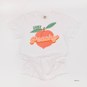Just Peachy - Comfort Colors Tee Little Mama Shirt Shop