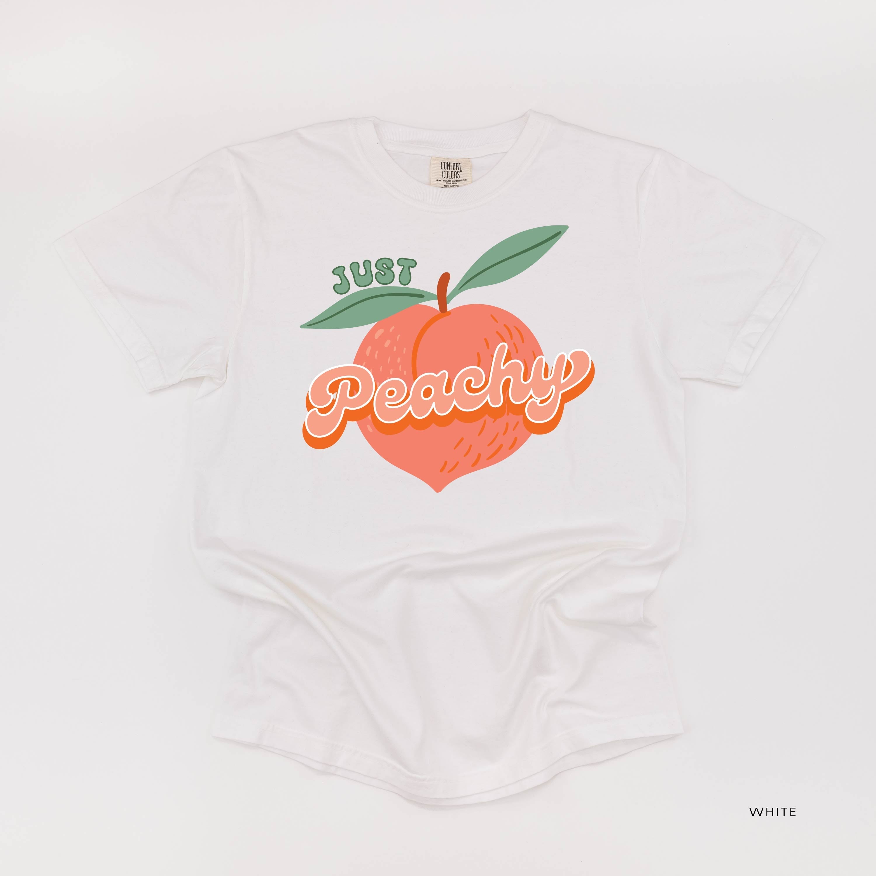Just Peachy - Comfort Colors Tee Little Mama Shirt Shop