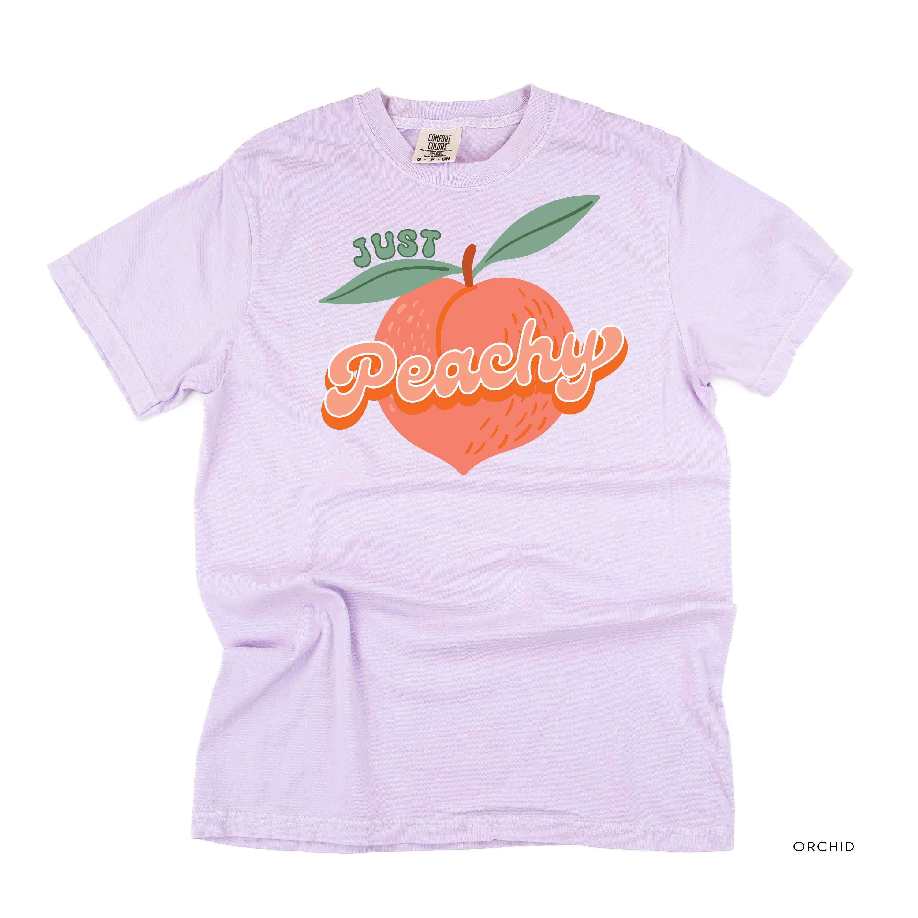 Just Peachy - Comfort Colors Tee Little Mama Shirt Shop