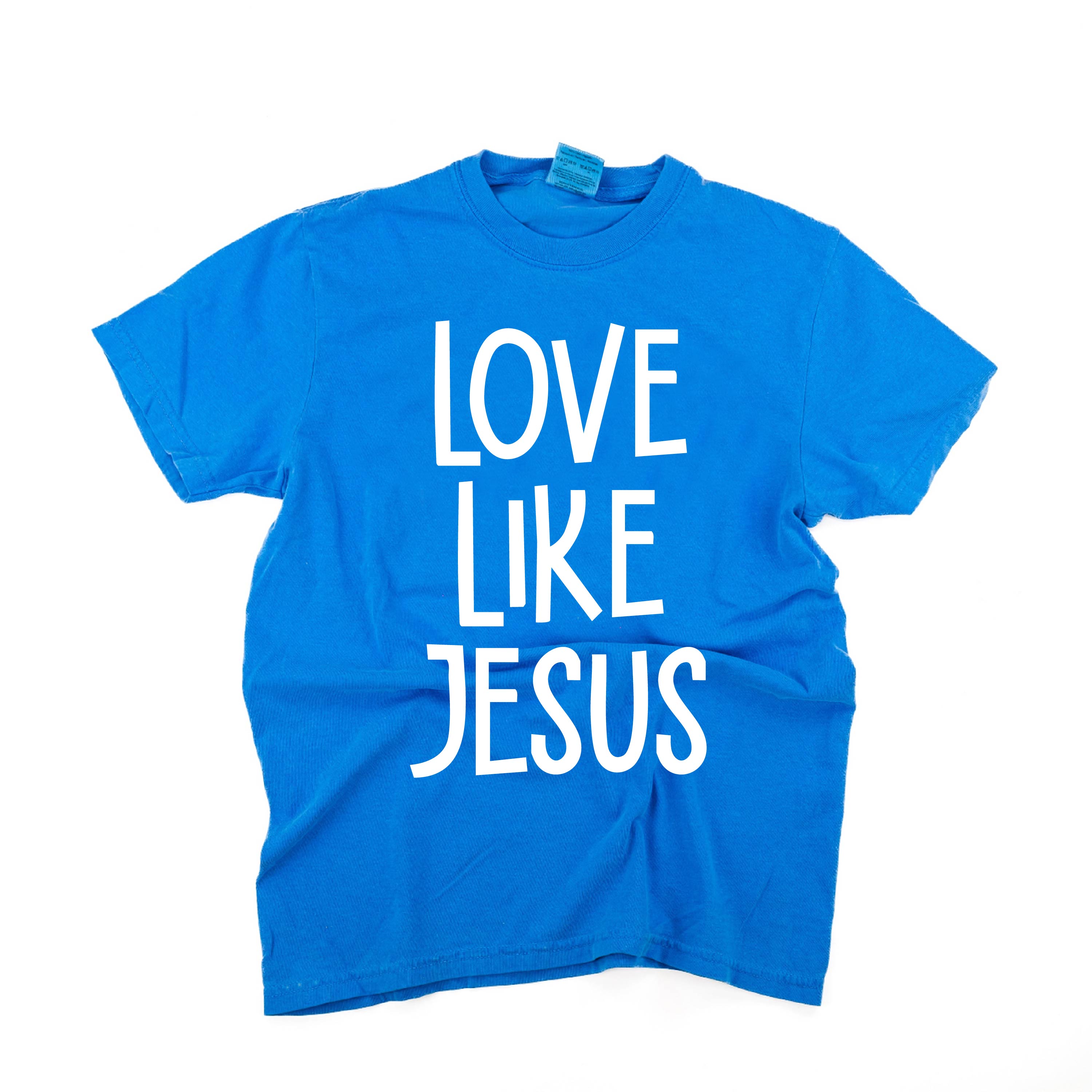 Love Like Jesus - Comfort Colors Tee Little Mama Shirt Shop
