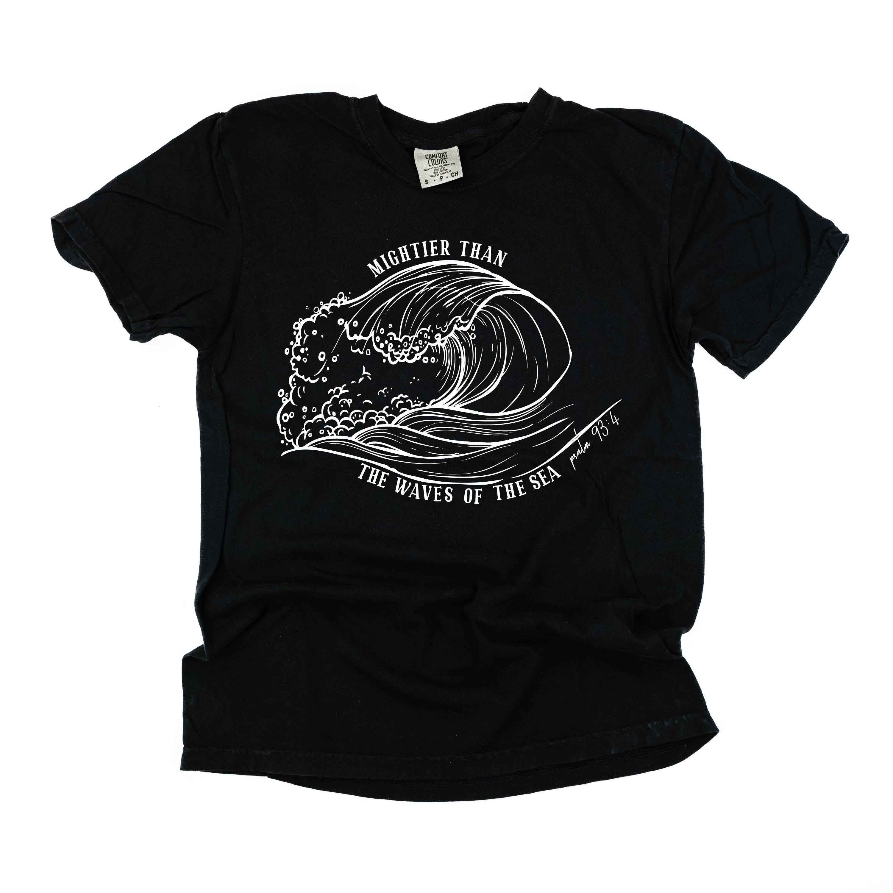 Mightier Than The Waves Of The Sea - Comfort Colors Tee Little Mama Shirt Shop