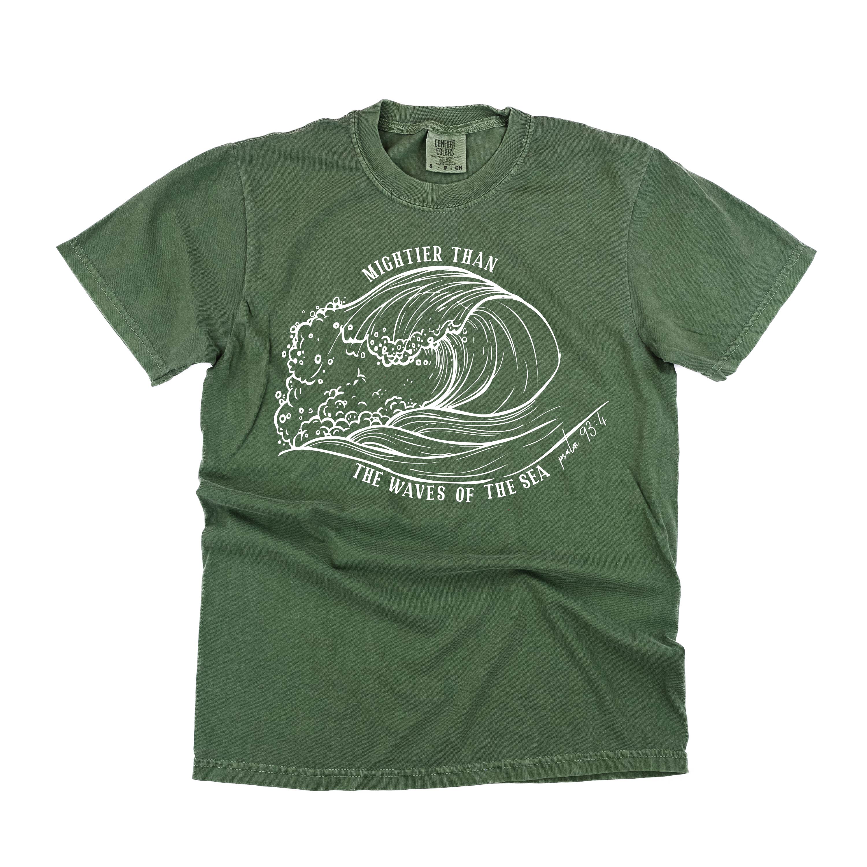 Mightier Than The Waves Of The Sea - Comfort Colors Tee Little Mama Shirt Shop