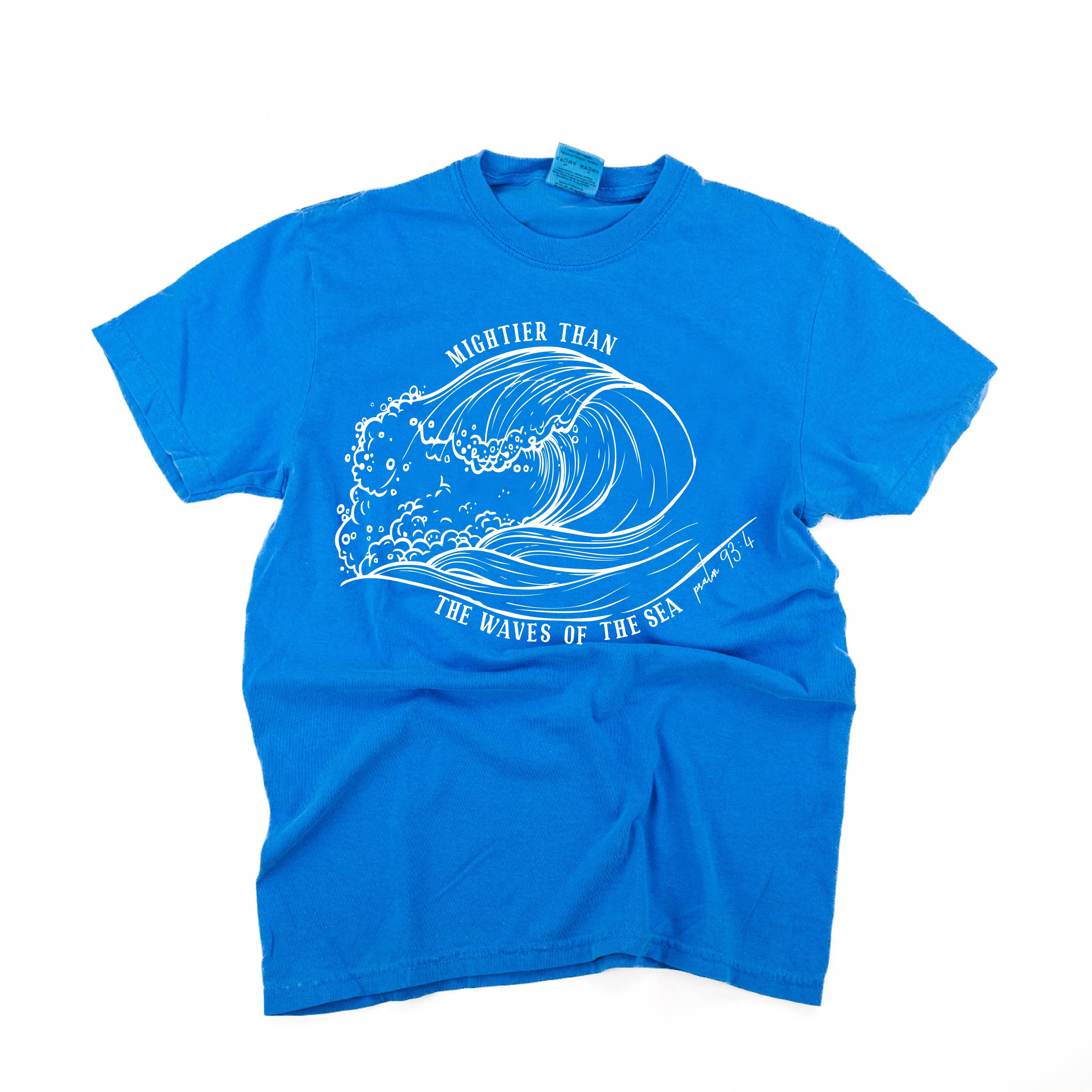 Mightier Than The Waves Of The Sea - Comfort Colors Tee Little Mama Shirt Shop