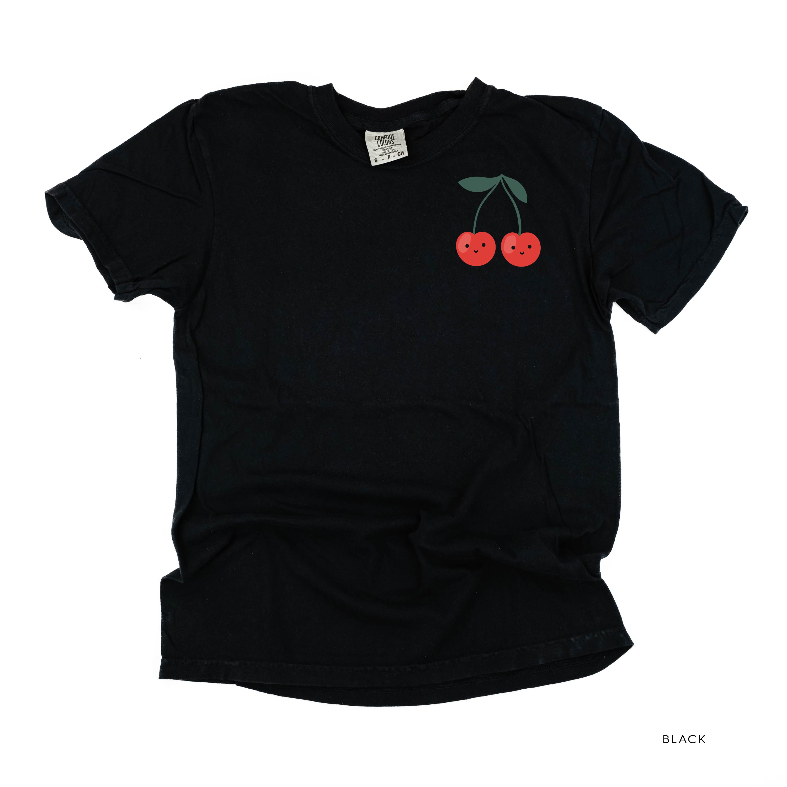 Pocket Fruit - Group of Smiley Fruit (pf&b) - Comfort Colors Tee Little Mama Shirt Shop
