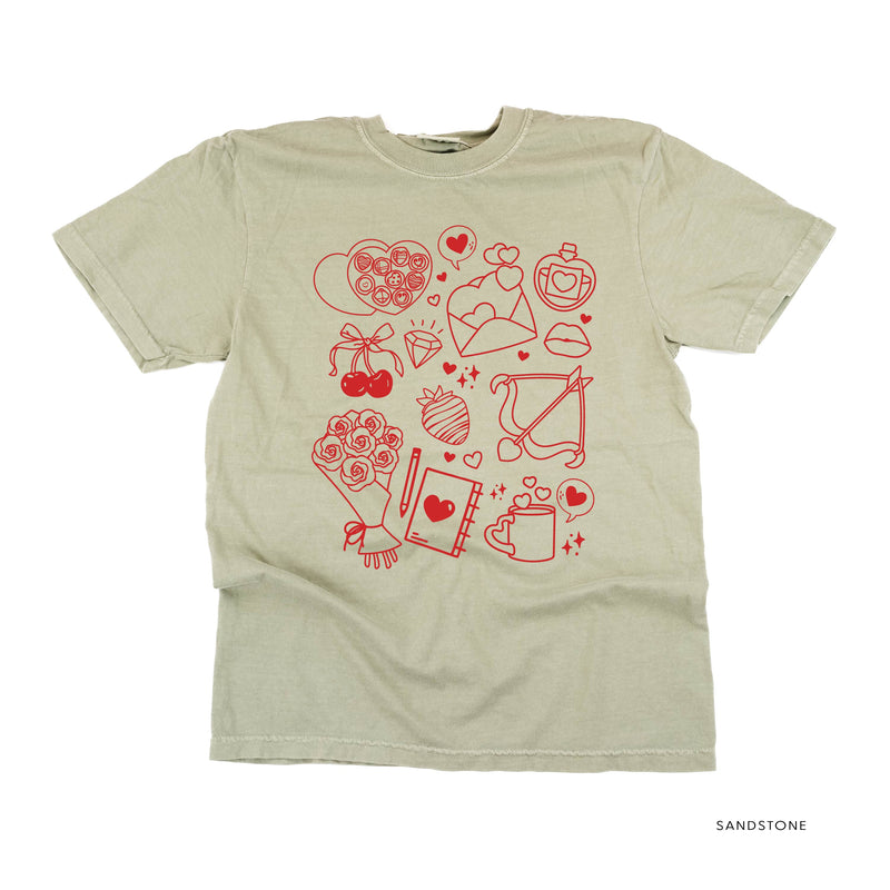 Romantic Collage - Comfort Colors Tee