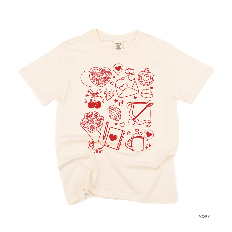 Romantic Collage - Comfort Colors Tee