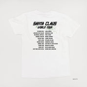 Santa Claus World Tour (f&b) - Comfort Colors Tee Little Mama Shirt Shop