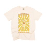 Teach Me To Walk In The Light Of His Love - Comfort Colors Tee Little Mama Shirt Shop