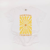 Teach Me To Walk In The Light Of His Love - Comfort Colors Tee Little Mama Shirt Shop