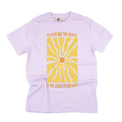 Teach Me To Walk In The Light Of His Love - Comfort Colors Tee Little Mama Shirt Shop
