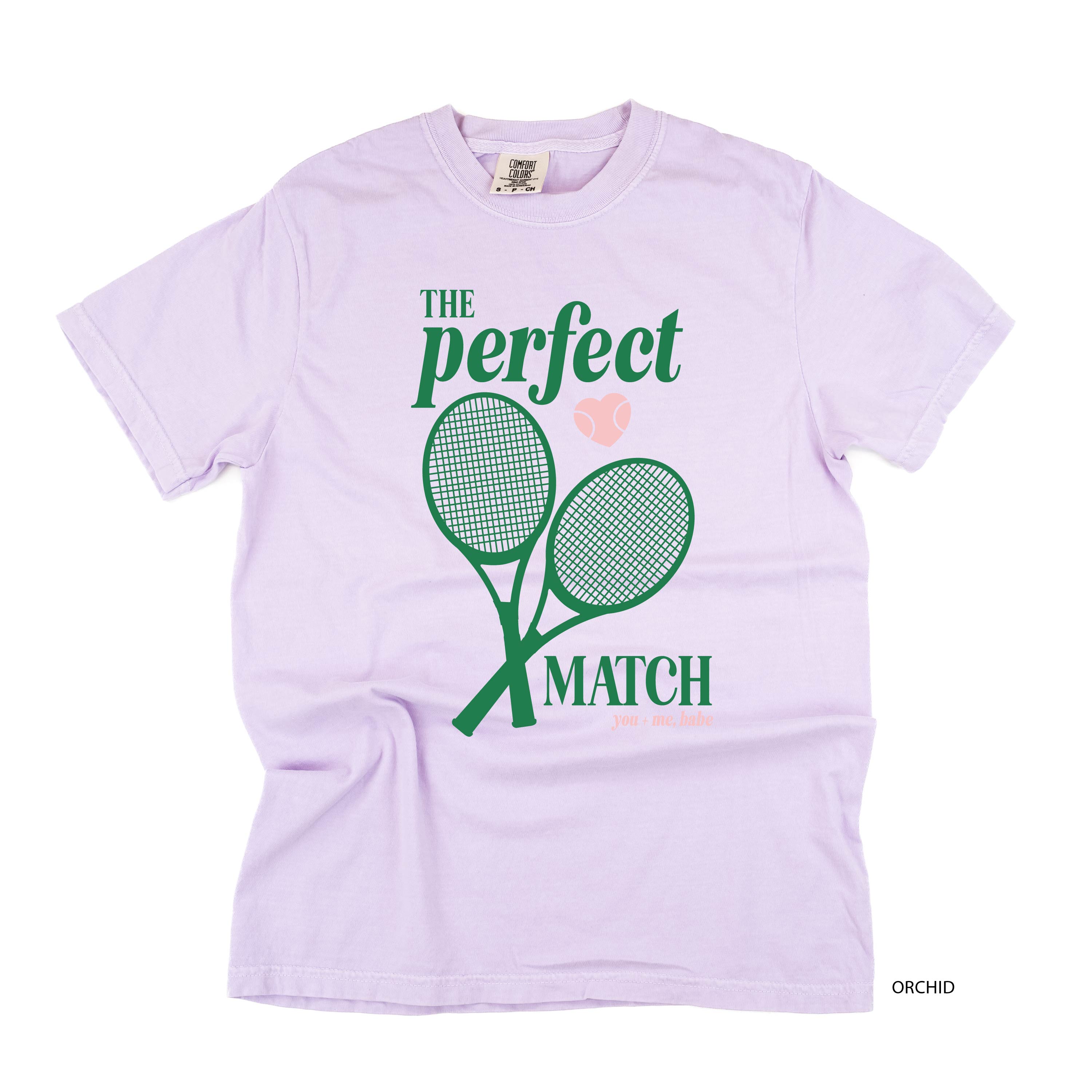 Tennis - The Perfect Match - Comfort Colors Tee Little Mama Shirt Shop