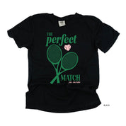 Tennis - The Perfect Match - Comfort Colors Tee Little Mama Shirt Shop